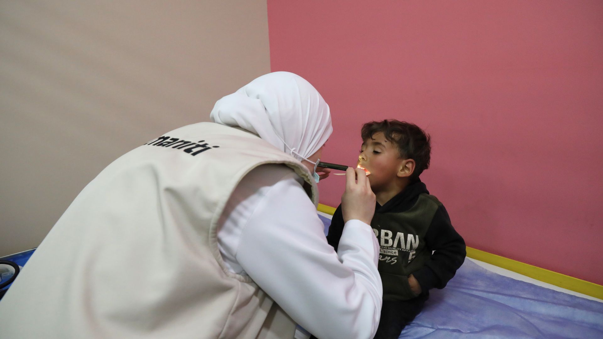 A Syrian family helped by Humaniti